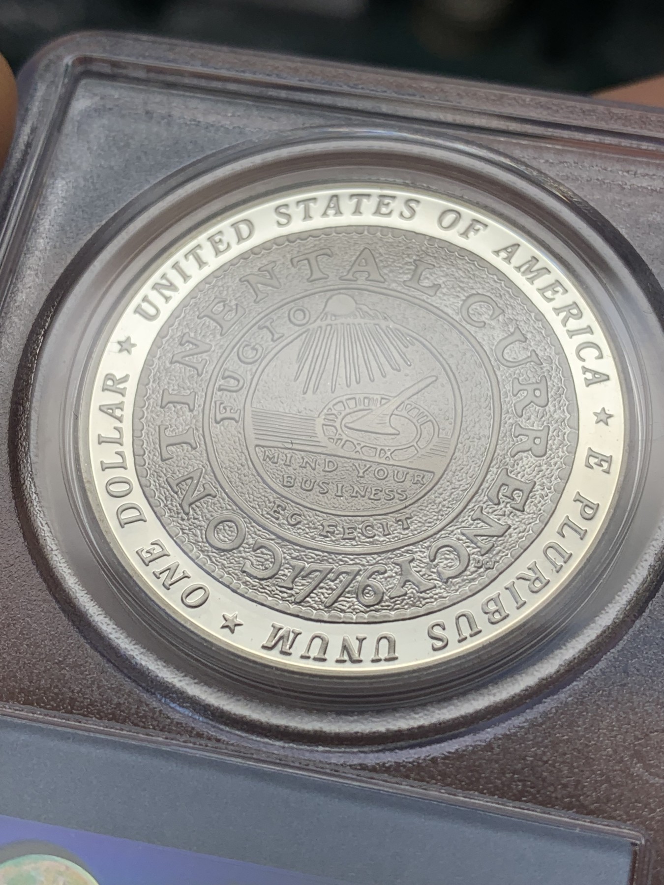 《竞宝斋》第223场-周日，周一 2场 (全场包邮) PCGS-PR69DC 2006年美国本杰明富兰克林国父300周年纪念银币，0.900银，26.73克
