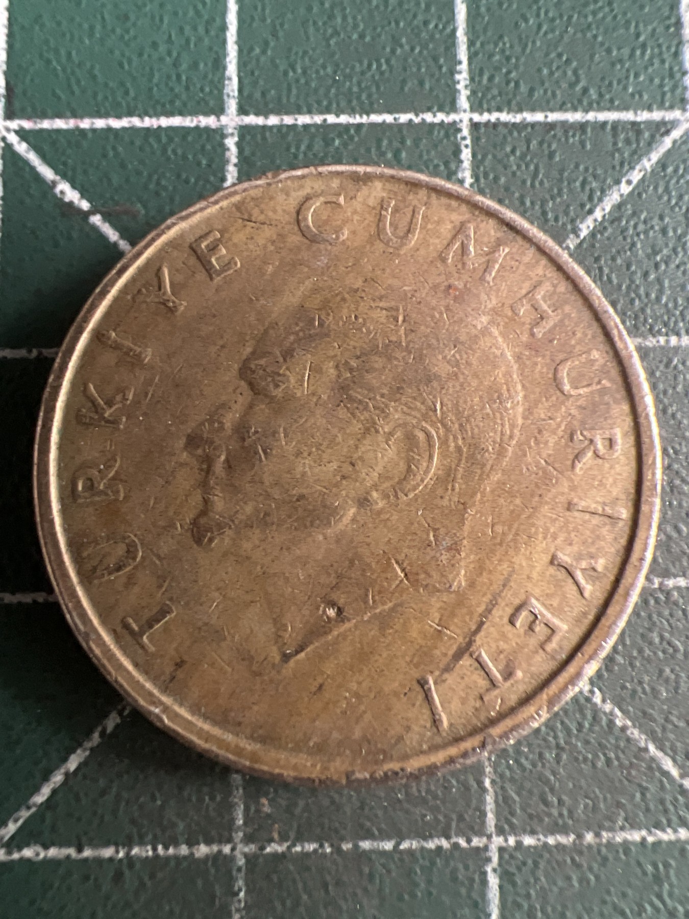 第587期 硬币专场 （无押金，捡漏，全场50包邮，偏远地区除外，接收代拍业务） 土耳其10bin 里拉  1996年