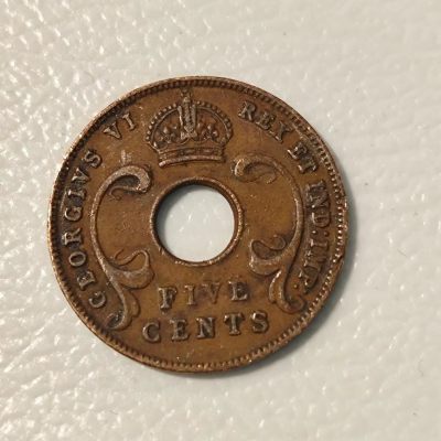 FCO-10 散币 - 英属西非乔治六世1942年五分