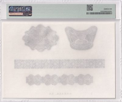 🌗乐淘淘世界纸币拍卖 第33期 测试钞专场🌓 机刻深浅花纹、花边 凹版雕刻画 PMG评级