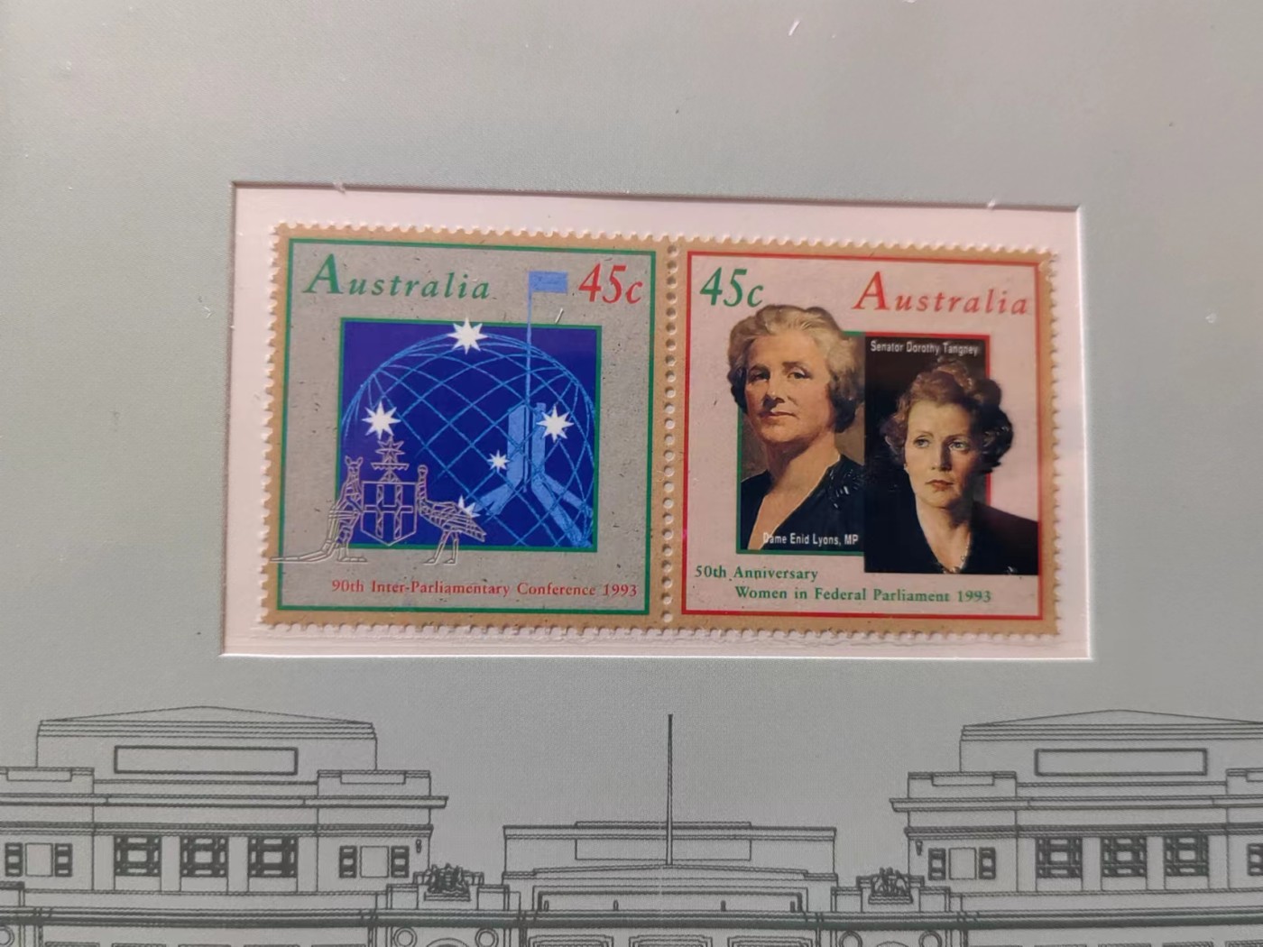 澳大利亚小邮本🔥💥（拍卖，澳小本票值高，值得收藏）专场 第③⑦场 澳大利亚1993年 第90届国际议会会议 （全新无戳）