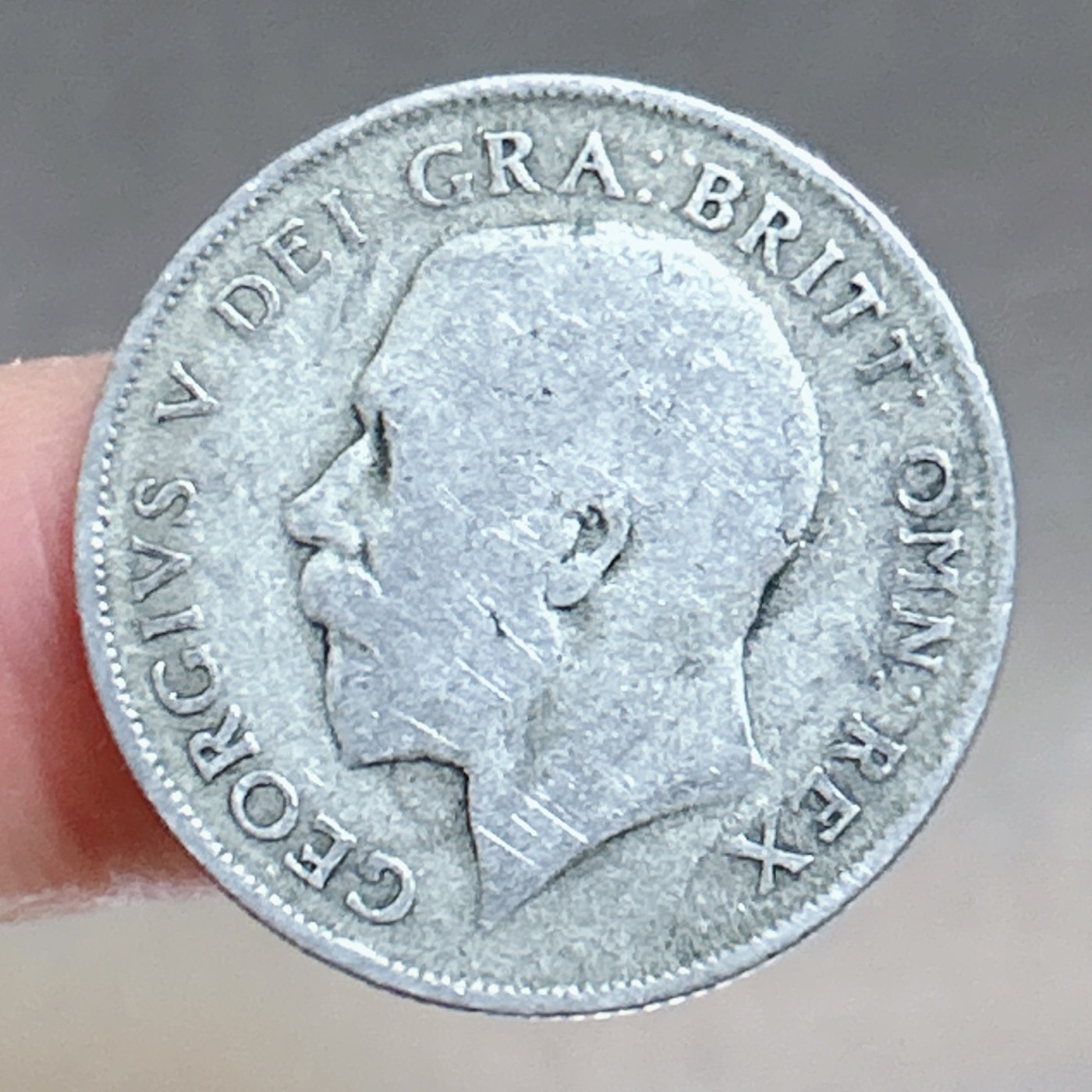 第一海外回流一元起拍收藏 银币专场 第70期 1922英国乔治五世1先令狮子小银币 5.5g