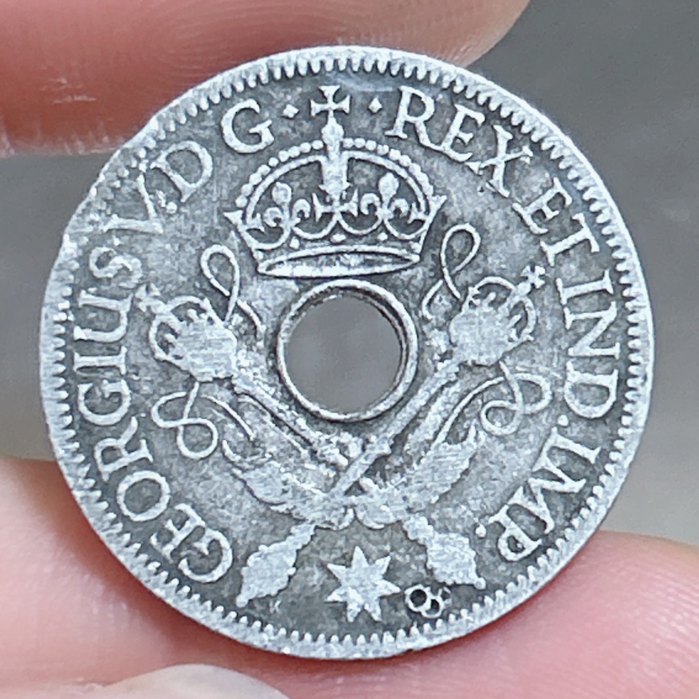 第一海外回流一元起拍收藏 银币专场 第70期 英属新几内亚1936年1先令银币 乔治五世