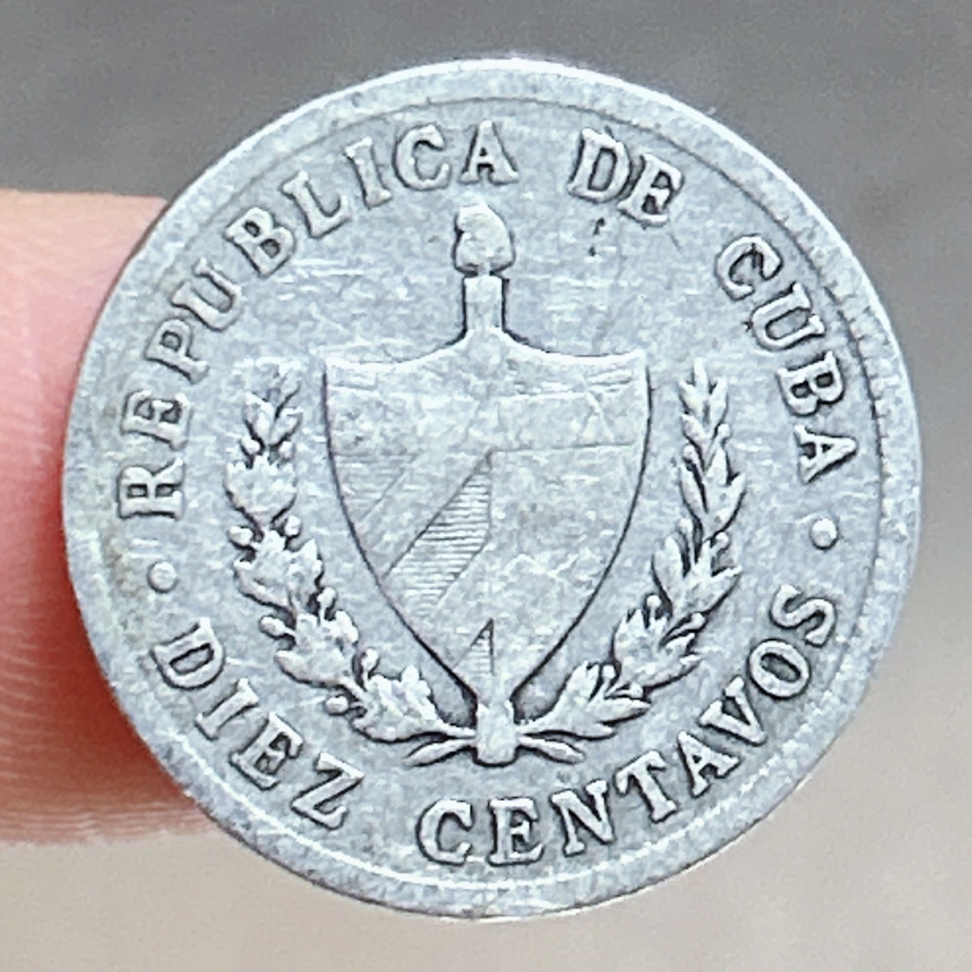 全场一元起拍 银币专场 第47期 好品 古巴1915年10分五星银币 17.8MM 2.5克 900银