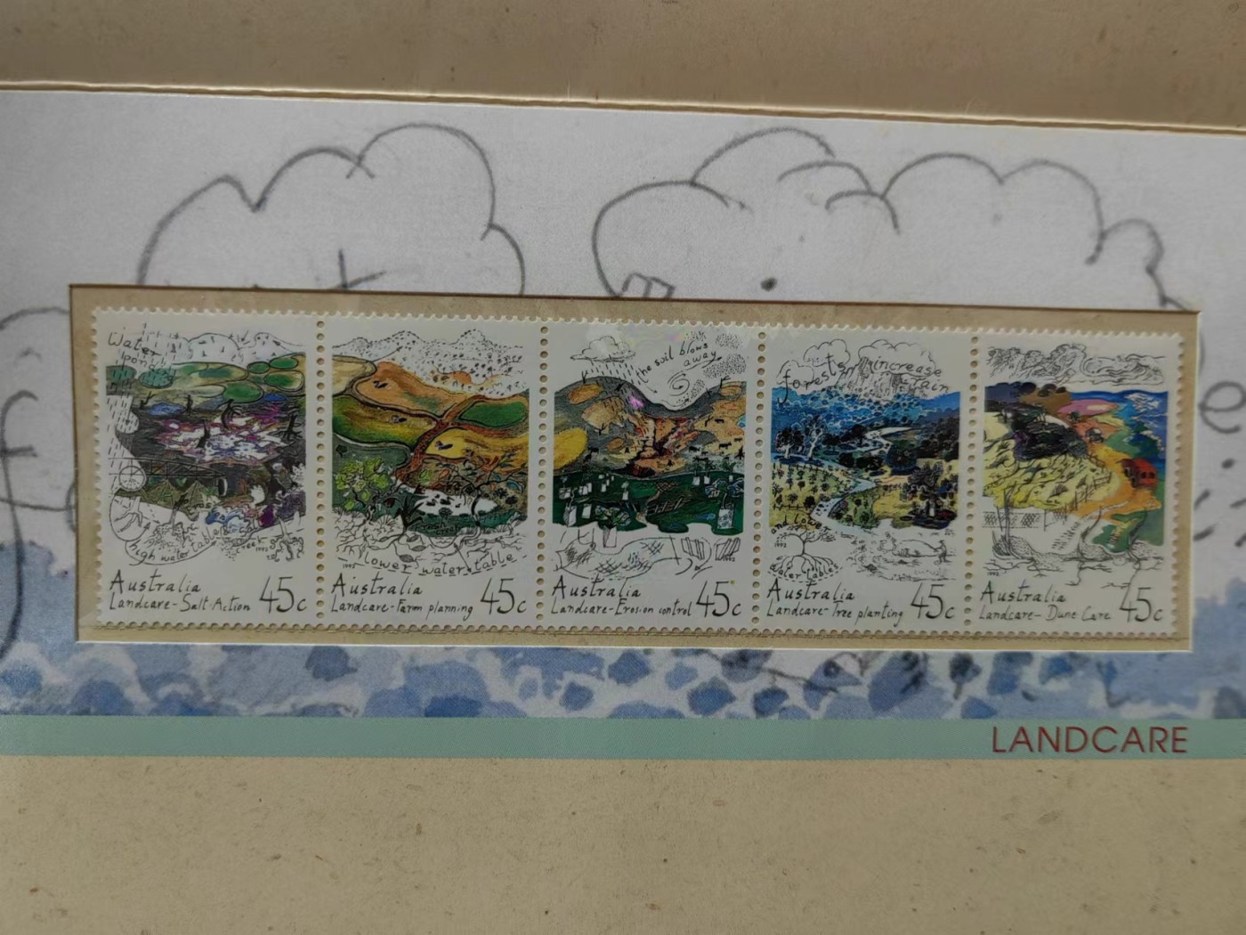 澳大利亚小邮本🔥💥（拍卖，澳小本票值高，值得收藏）专场 第③⑦场 澳大利亚1992 土地保护 （全新无戳）