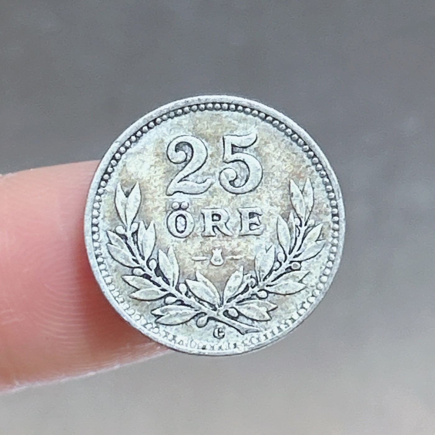 第一海外回流一元起拍收藏 银币专场 第70期 瑞典1932年25欧尔小银币 2.4g