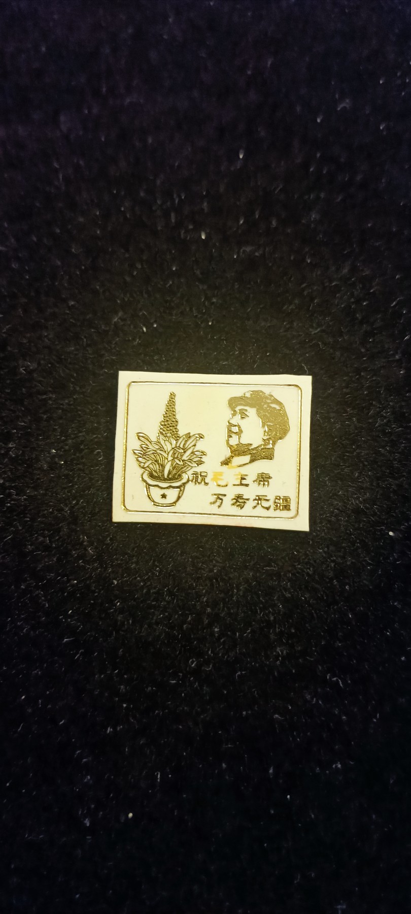 红色收藏🇨🇳毛主席像章红宝书0起专场🔥保真包老放心拍！ 祝寿章，特殊有机材质