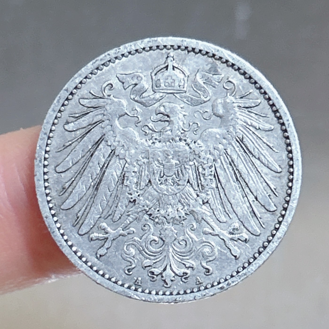 全场一元起拍 银币专场 第47期 1905年德国1马克银币一战普鲁士银元德意志鹰徽 好品 重5.5g