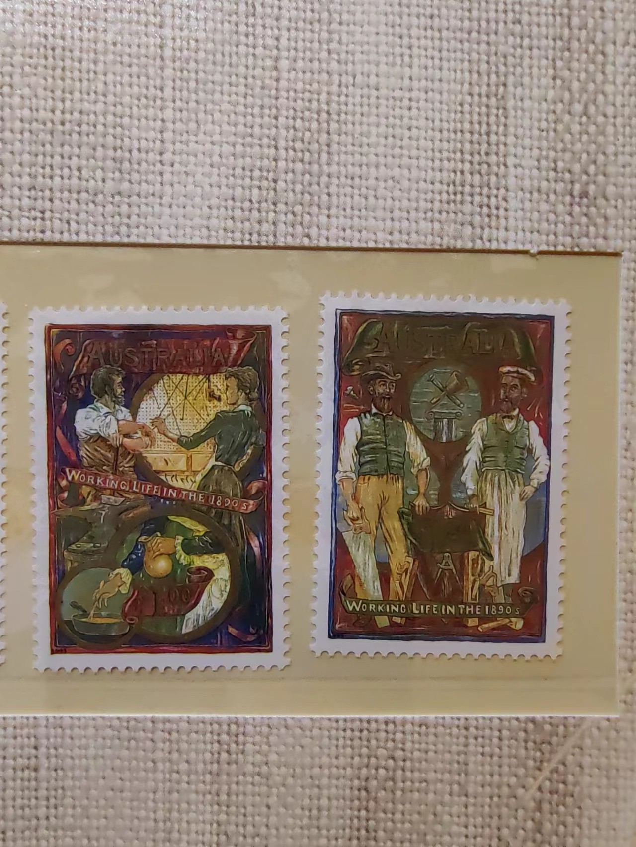 澳大利亚小邮本🔥💥（拍卖，澳小本票值高，值得收藏）专场 第③⑦场 澳大利亚1993年 传统手工业.绘画:裁缝.木工.鞋匠（全新无戳）
