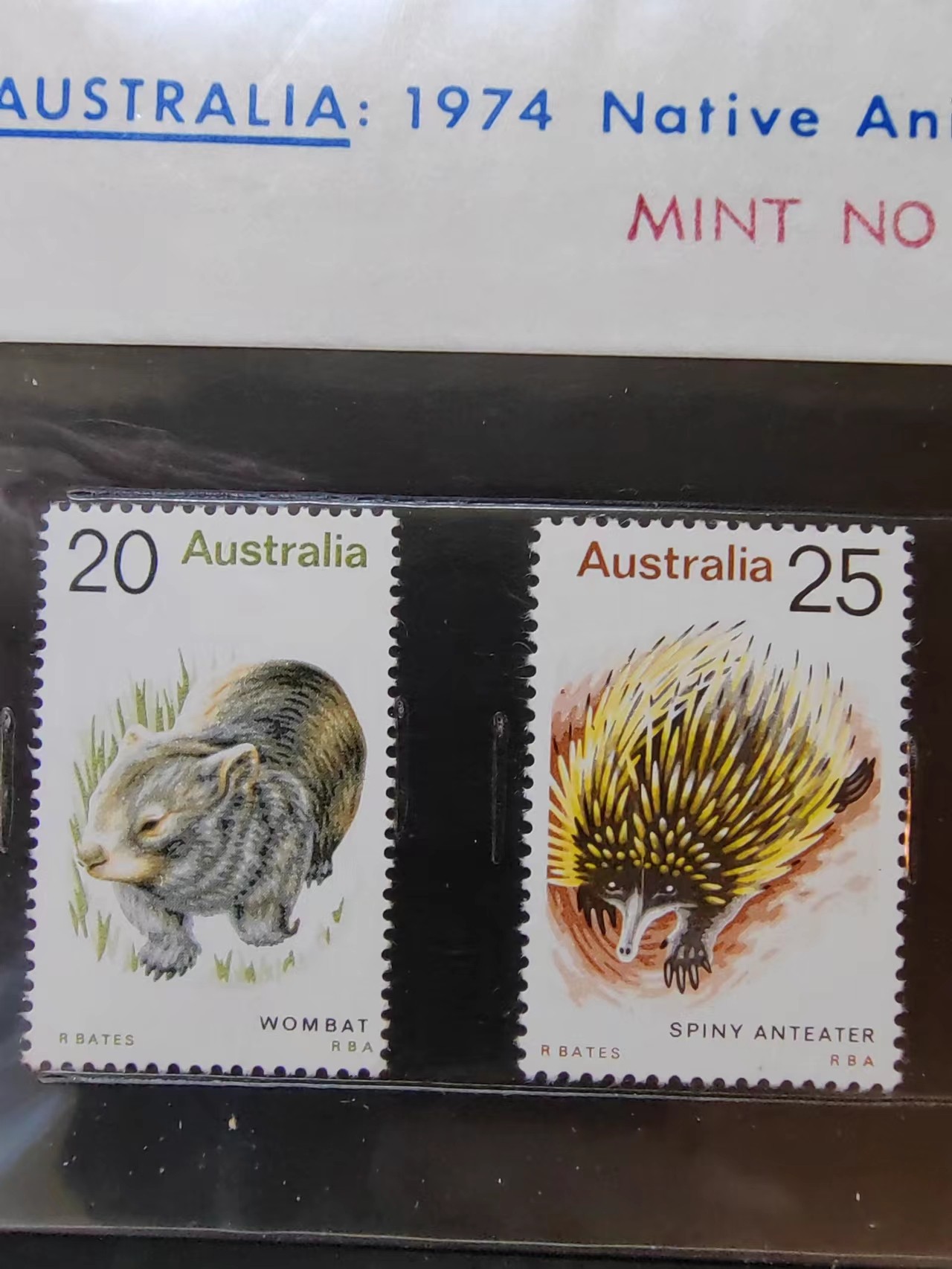 澳大利亚小邮本🔥💥（拍卖，澳小本票值高，值得收藏）专场 第③⑦场 澳大利亚1974年 本土小动物（全新无戳）