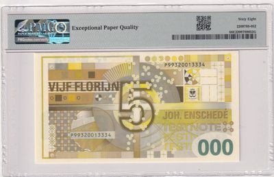 🌗乐淘淘世界纸币拍卖 第33期 测试钞专场🌓 荷兰测试钞 PMG68EPQ