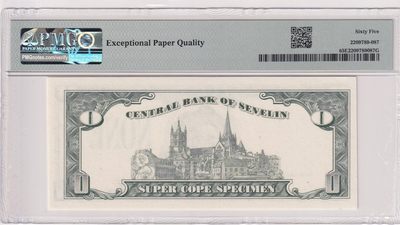 🌗乐淘淘世界纸币拍卖 第33期 测试钞专场🌓 俄罗斯Goznak2007年印刷测试钞 PMG65EPQ