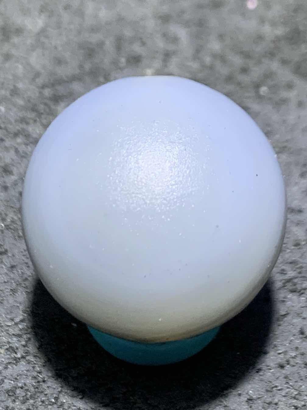 精美高玉化亚光海洋玉髓手工俏色巧雕花开见佛随形圆珠一个！