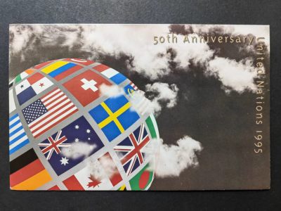 澳大利亚小邮本🔥💥（拍卖，澳小本票值高，值得收藏）专场 第③⑦场 - 澳大利亚1995年 联合国成立50年 （全新无戳）