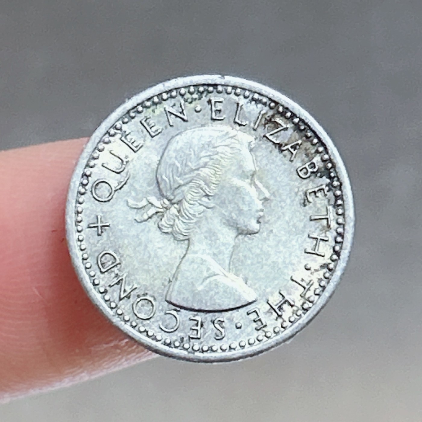 全场一元起拍 银币专场 第47期 新西兰1965年3便士小银币 伊丽莎白二世 1.4g