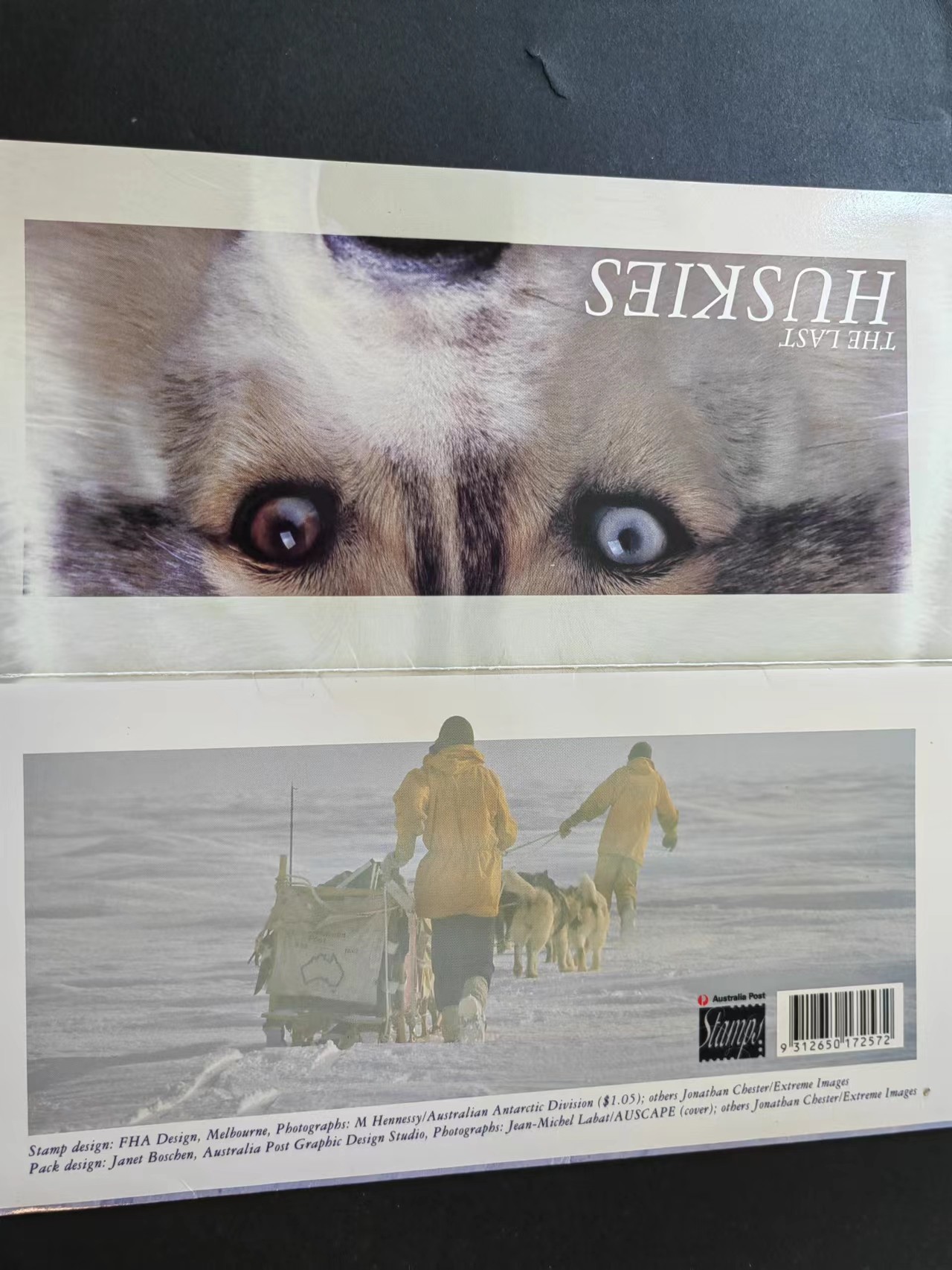 澳大利亚小邮本🔥💥（拍卖，澳小本票值高，值得收藏）专场 第③⑦场 澳属南极1994年 雪橇犬（全新无戳）