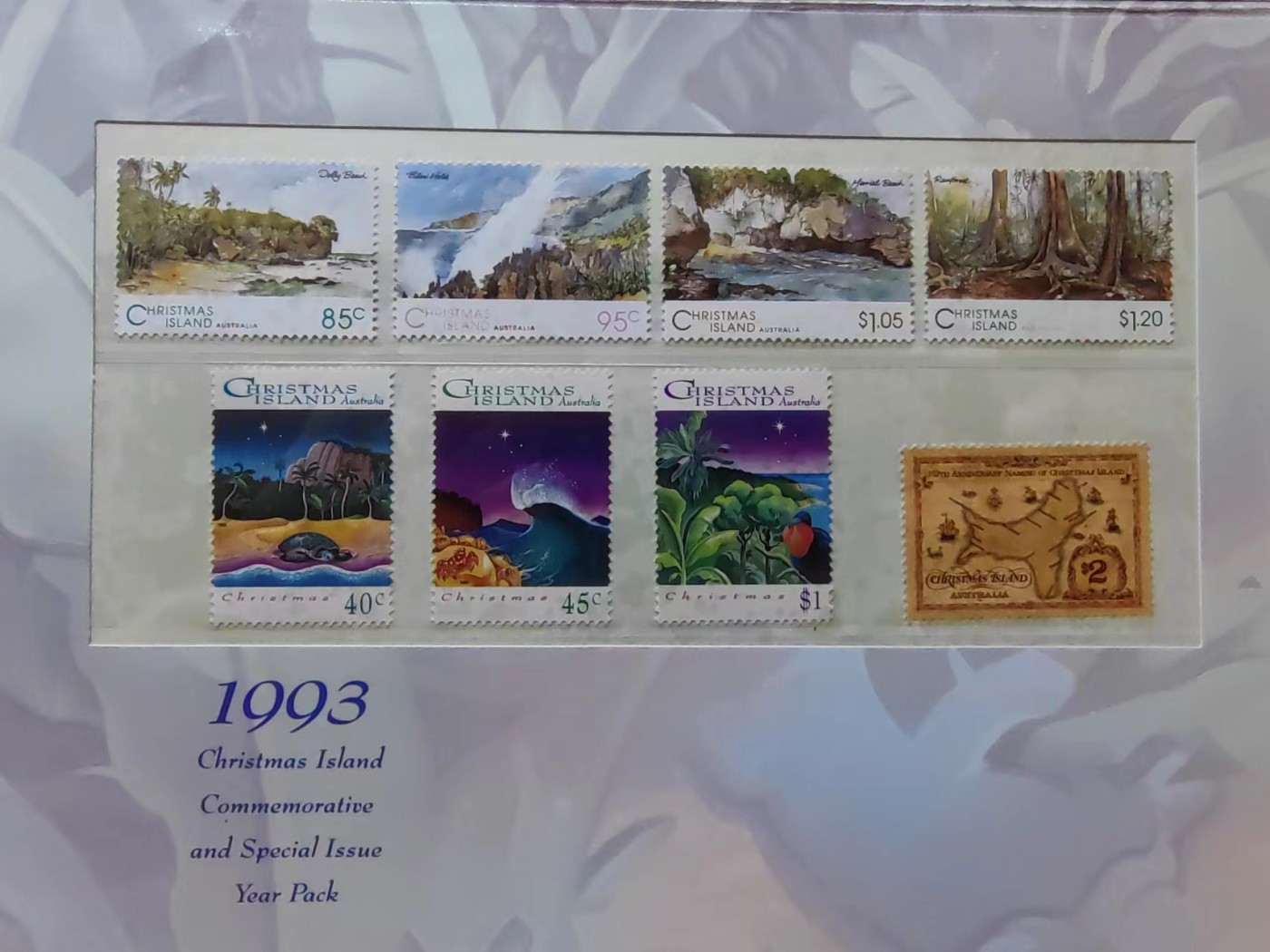 澳大利亚小邮本🔥💥（拍卖，澳小本票值高，值得收藏）专场 第③⑦场 澳大利亚1993年 澳大利亚圣诞岛的风光（全新无戳，高面值一本）
