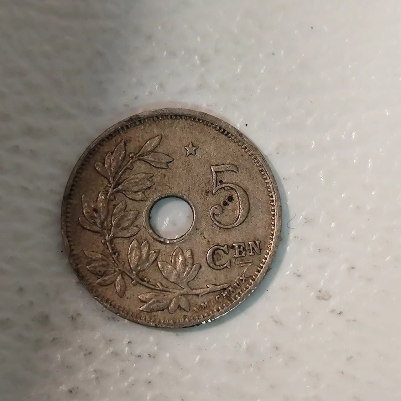 FCO-10 散币 比利时5分1930年