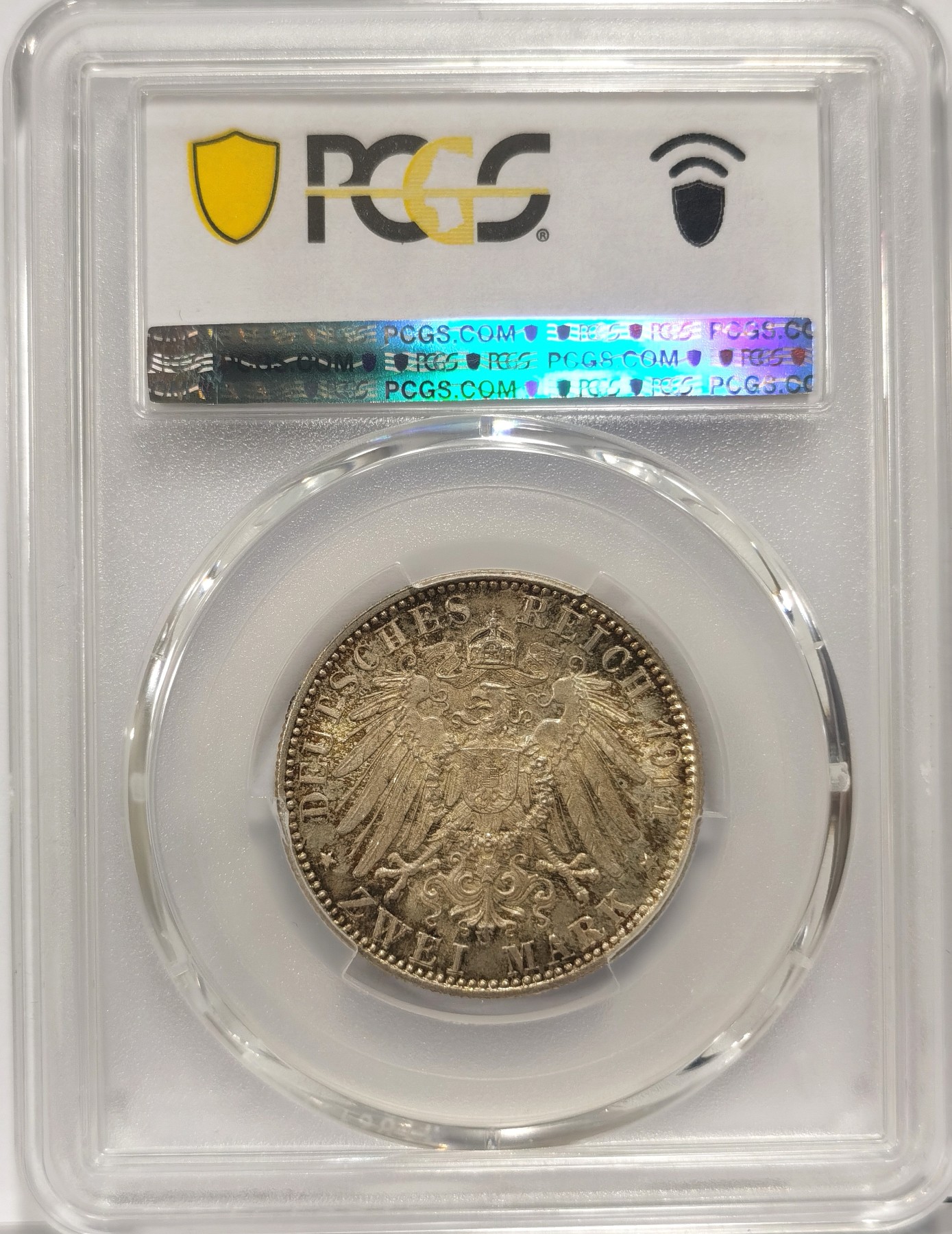 博洋堂世界钱币拍卖第056期（全场包邮） PCGS MS65 德国巴伐利亚1911年利奥波德90大寿2马克纪念银币