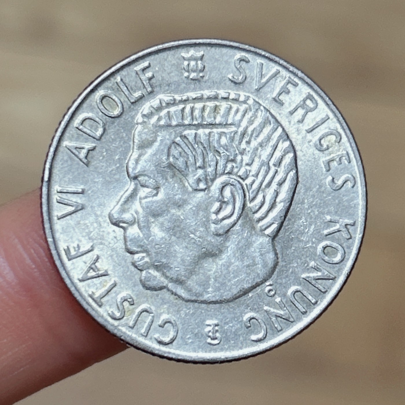 全场一元起拍 银币专场 第47期 1960年瑞典1克朗银币 7g