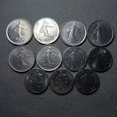 一百一十二期 十二月第5拍 - 12.5.4法国5法郎，2法郎