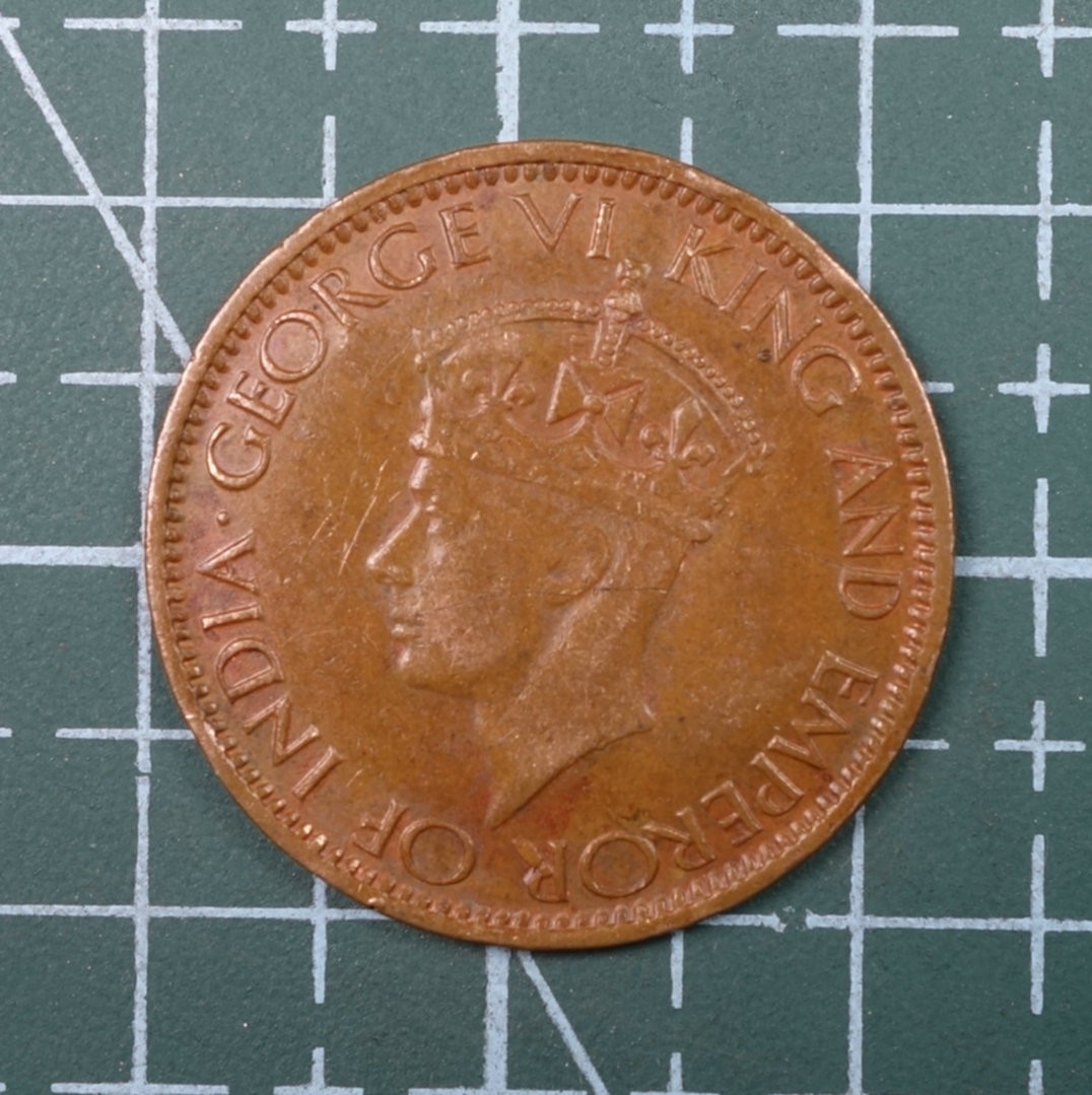 天业钱币散币、银币拍卖第22次专场 全场0元起拍0佣金，欢迎围观参拍 英属锡兰1945年壹分（薄板）