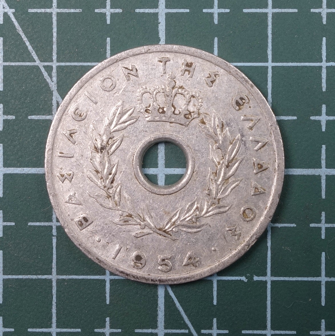 天业钱币散币、银币拍卖第22次专场 全场0元起拍0佣金，欢迎围观参拍 希腊1954年10L