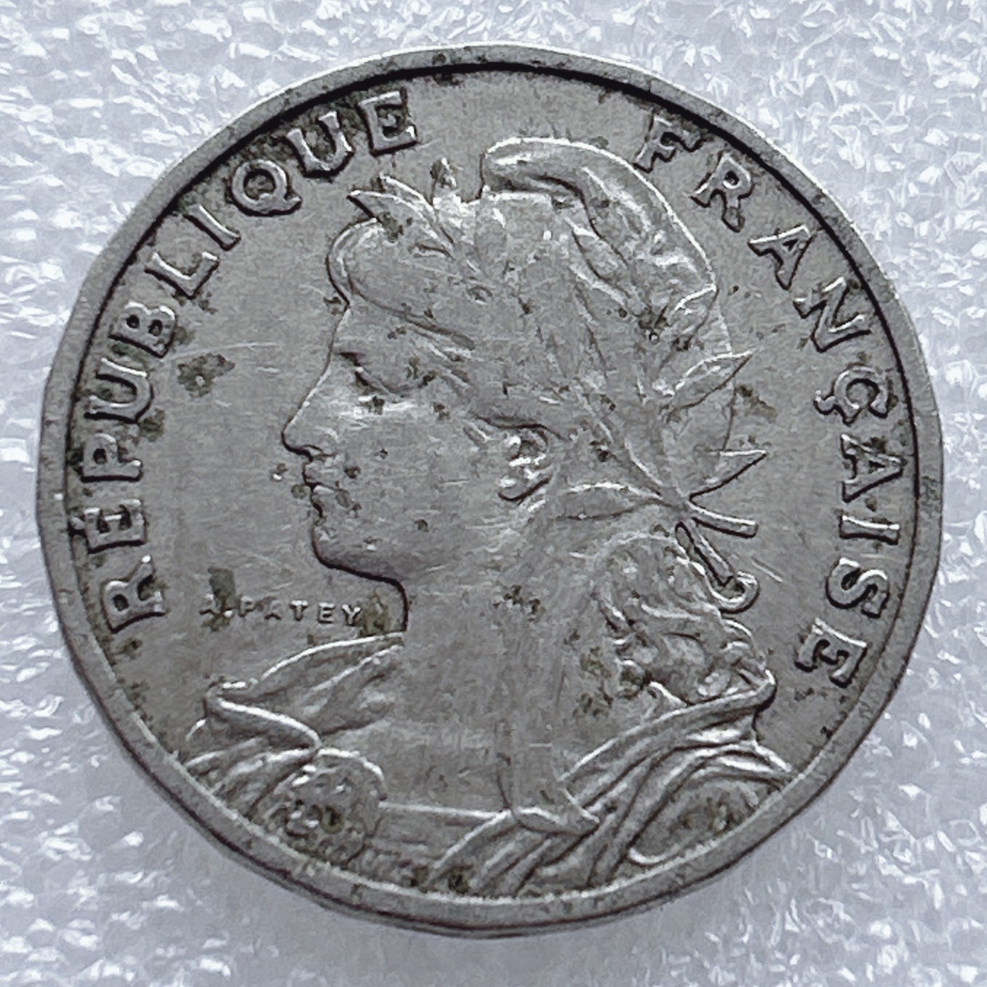 全场一元起拍 世界钱币散币、银币专场 第46期 法国1904年女神图案25分铜镍硬币