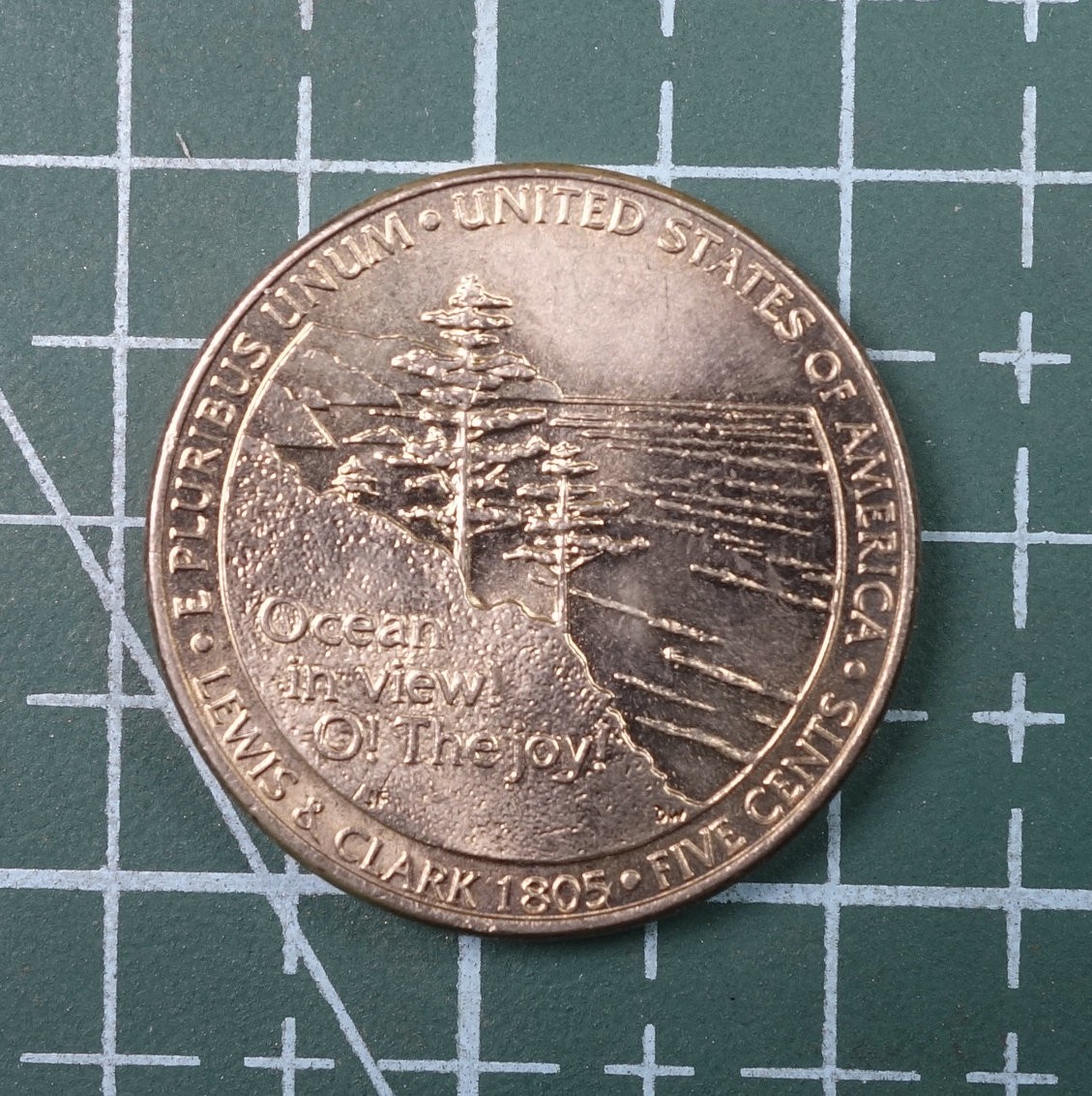 天业钱币散币、银币拍卖第22次专场 全场0元起拍0佣金，欢迎围观参拍 美国2005年5分纪念币