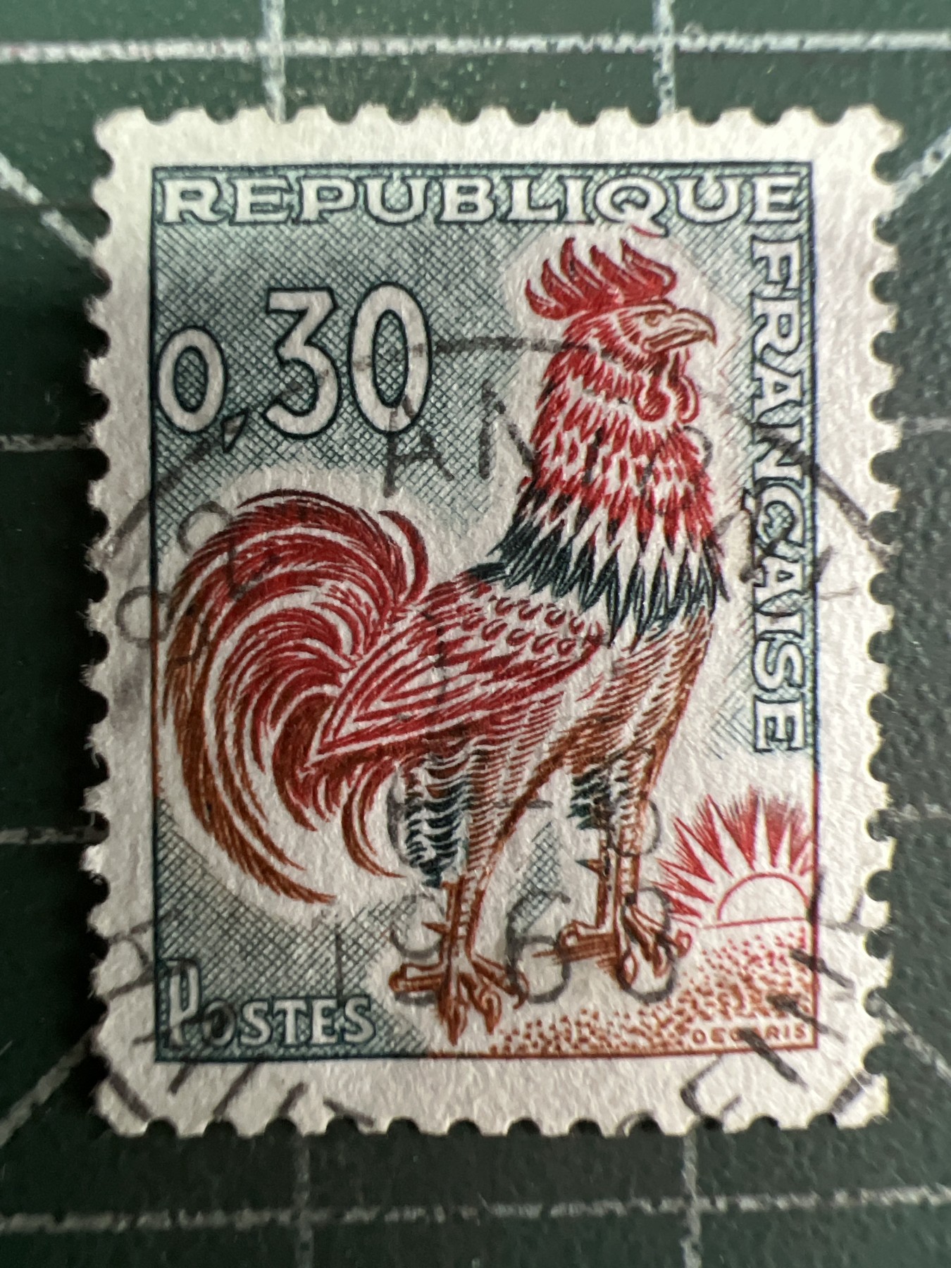 第547期 邮票、明信片专场 （无押金，捡漏，全场50包邮，偏远地区除外，接收代拍业务） 法国邮票--高卢雄鸡