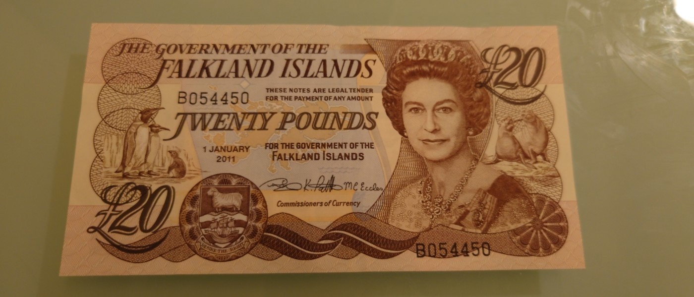 【世界钱币】精选微拍第89期暨2023年第三十六期 最新币展品种(群里卖剩挑剩的)专场 2011年福克兰群岛20元 雷达号少见 全新绝品