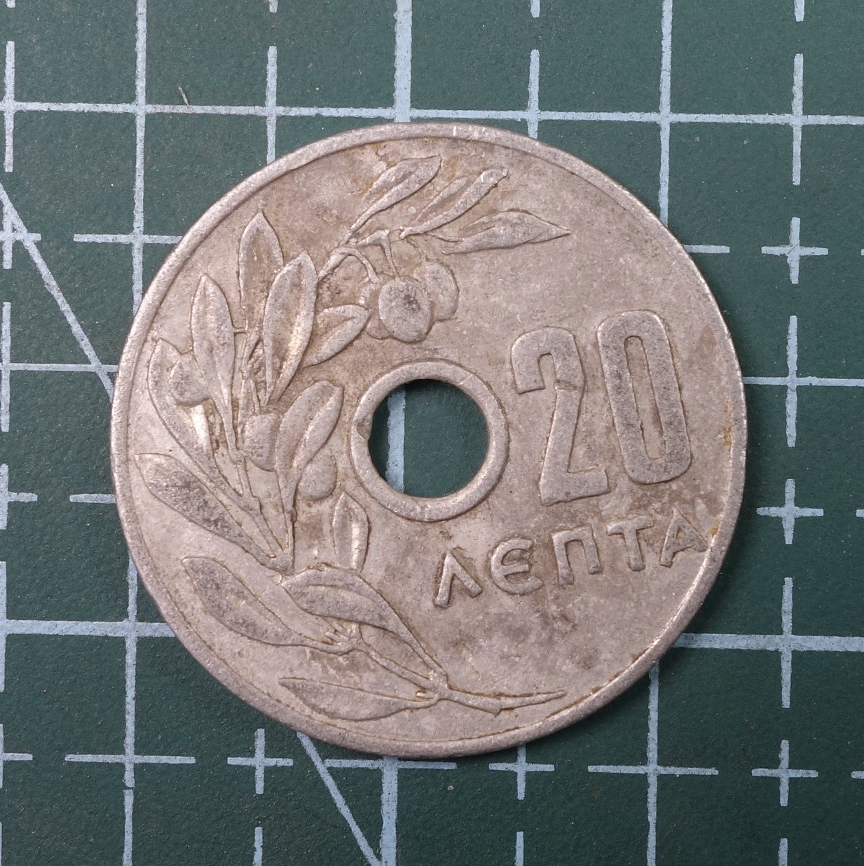 天业钱币散币、银币拍卖第22次专场 全场0元起拍0佣金，欢迎围观参拍 希腊1954年20L