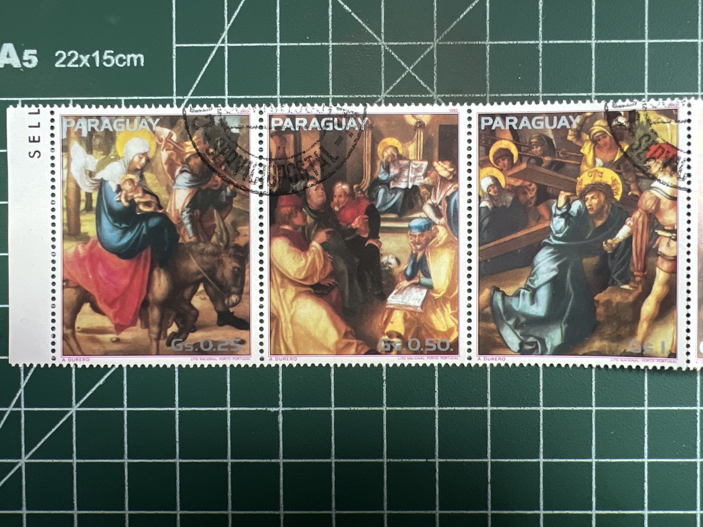 第484期 邮票、明信片专场 （无押金，捡漏，全场50包邮，偏远地区除外，接收代拍业务） 匈牙利套票六张--圣经