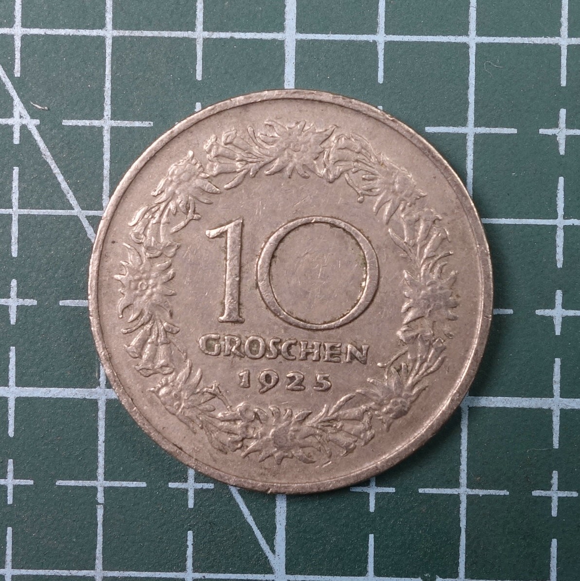 天业钱币散币、银币拍卖第22次专场 全场0元起拍0佣金，欢迎围观参拍 奥地利1925年10格鲁申