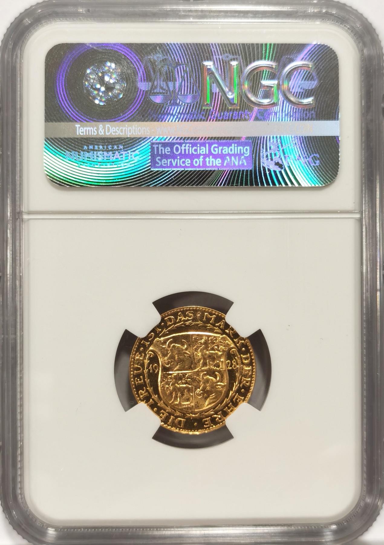 博洋堂世界钱币拍卖第056期（全场包邮） 珍惜币！NGC PF62CAM 德国1928年兴登堡10马克金币样币，卡尔·哥茨作品，非常漂亮