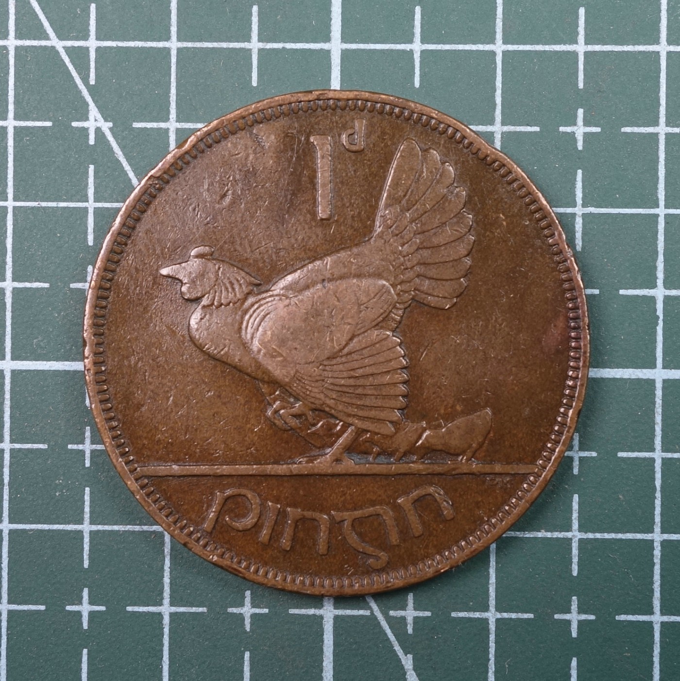 天业钱币散币、银币拍卖第22次专场 全场0元起拍0佣金，欢迎围观参拍 爱尔兰1933年1便士大铜币