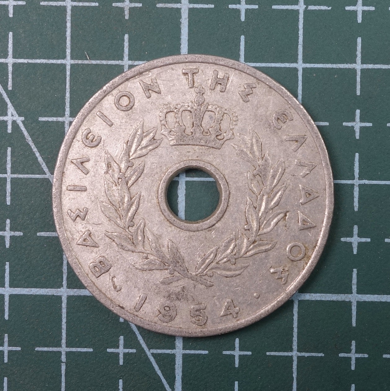 天业钱币散币、银币拍卖第22次专场 全场0元起拍0佣金，欢迎围观参拍 希腊1954年20L