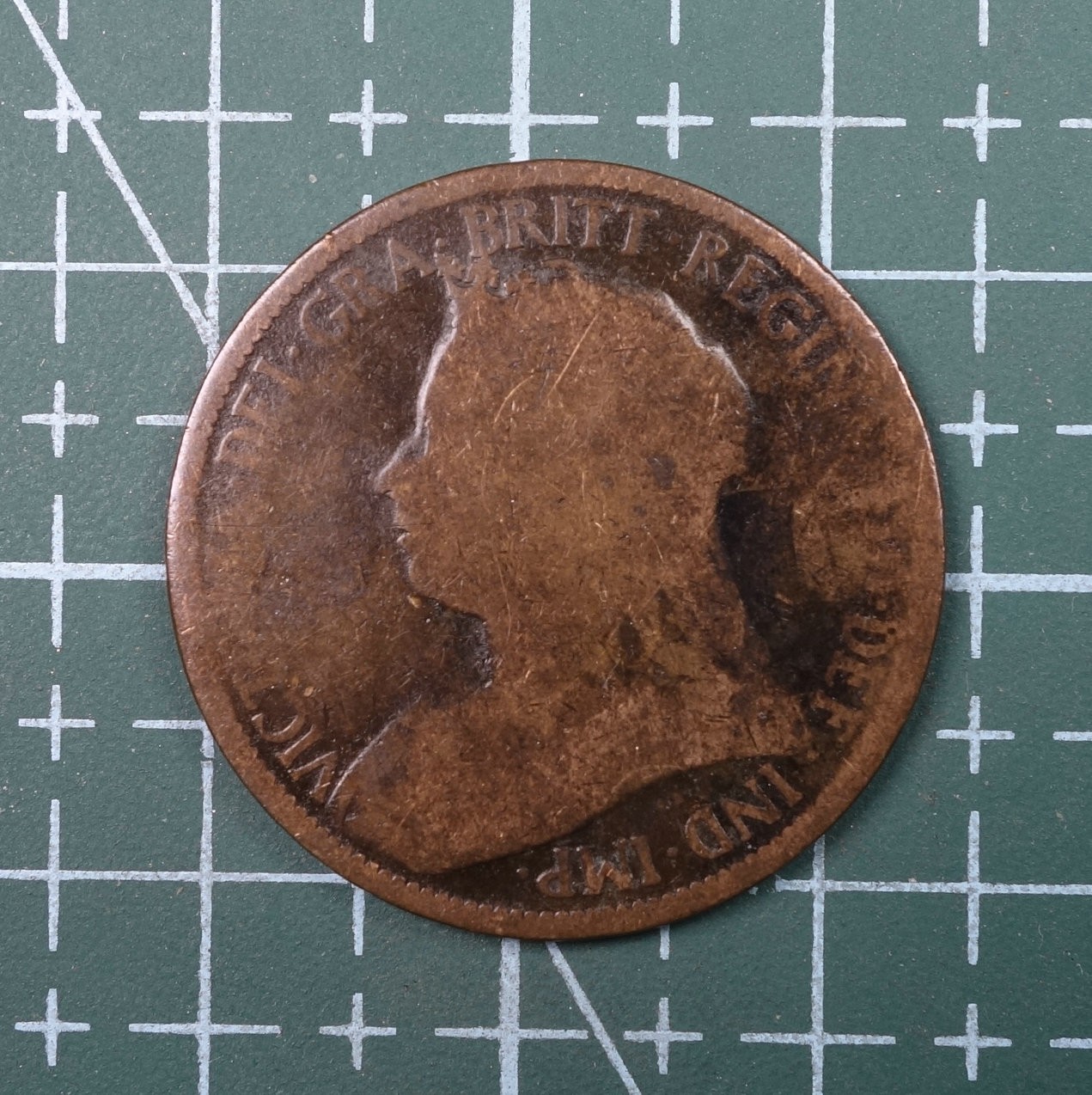 天业钱币散币、银币拍卖第22次专场 全场0元起拍0佣金，欢迎围观参拍 英国1901年半便士铜币