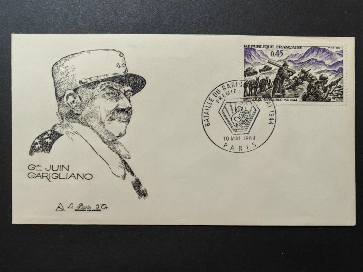 精选多國郵票品🔥💥（拍卖场）专场 第③⑧场 法国1969年 二战加利格里阿诺河战役