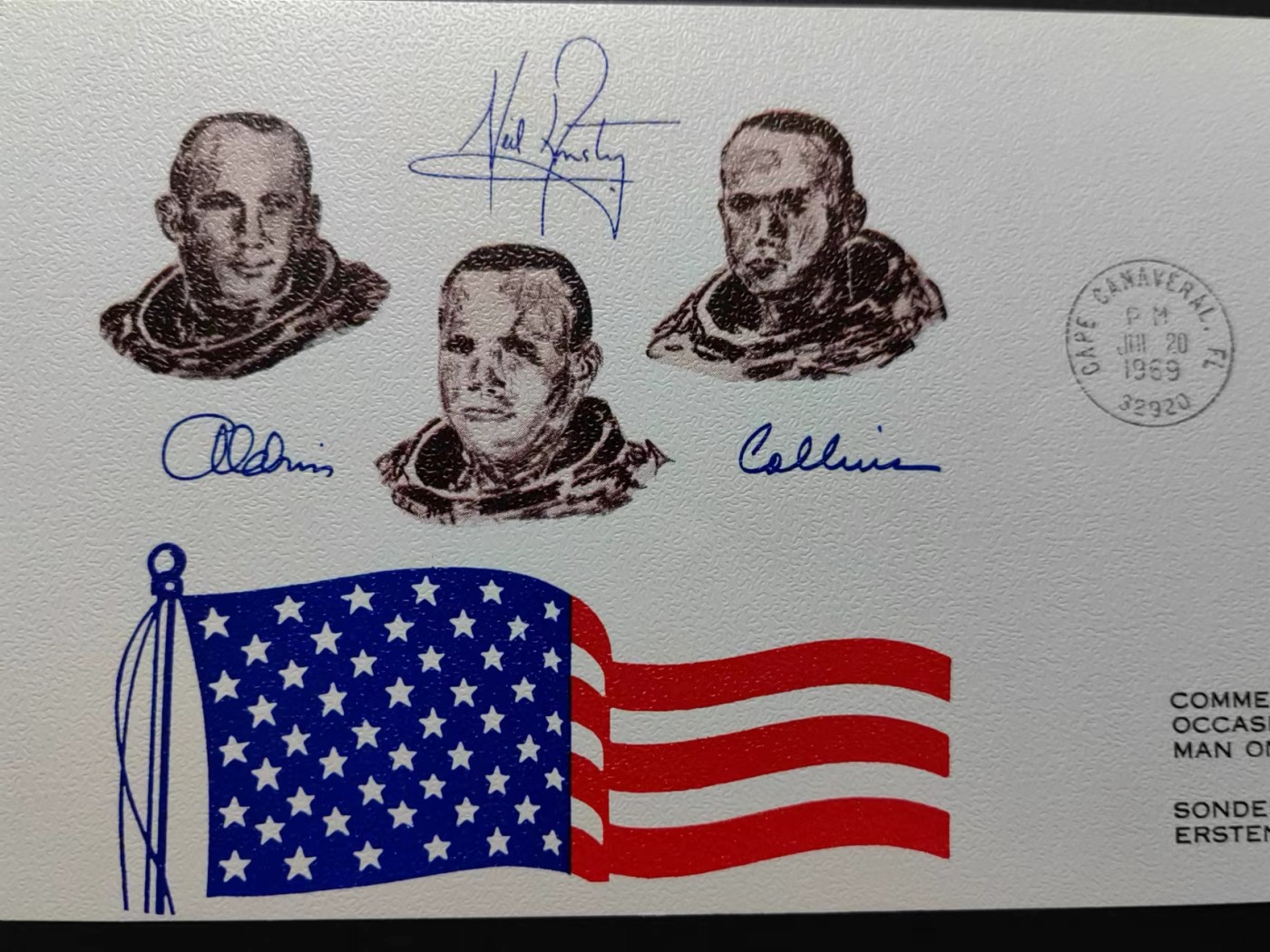 精选多國郵票品🔥💥（拍卖场）专场 第③⑧场 美国1969年 阿波罗11号-人类首次登月-宇航员