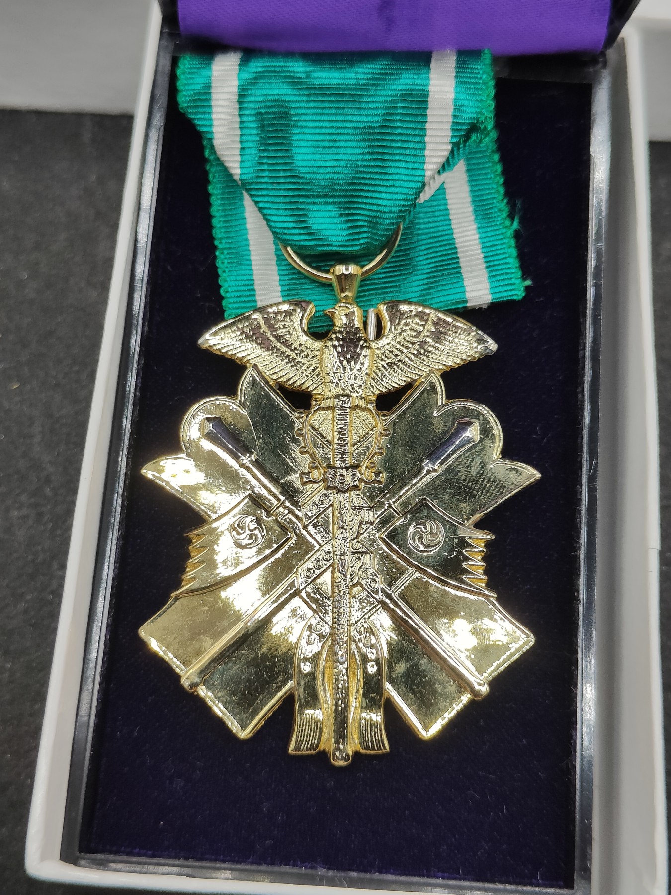 全场0元起拍 第117期 咸鱼国勋章拍卖专场 12月17日（周日）下午6：00开始 复制品 日本六级金鵄章带盒