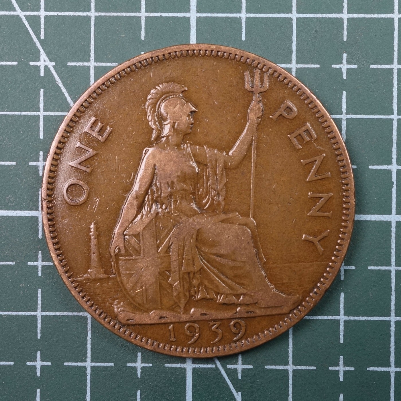 天业钱币散币、银币拍卖第22次专场 全场0元起拍0佣金，欢迎围观参拍 英国1939年1便士铜币