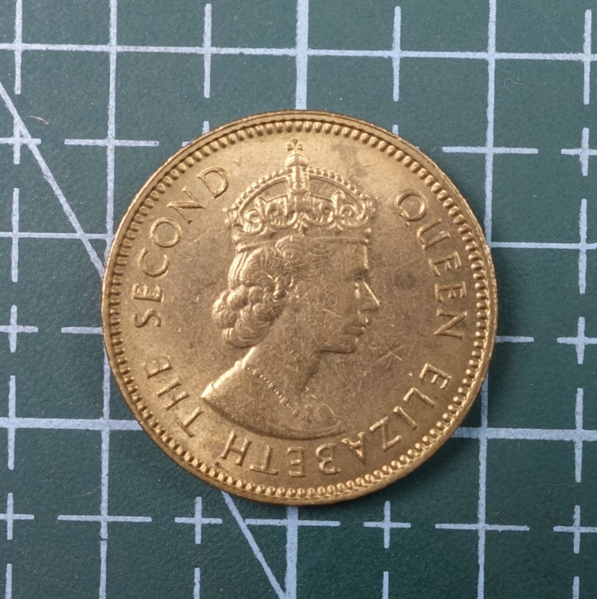 天业钱币散币、银币拍卖第22次专场 全场0元起拍0佣金，欢迎围观参拍 香港1968年一毫（中间弱打）