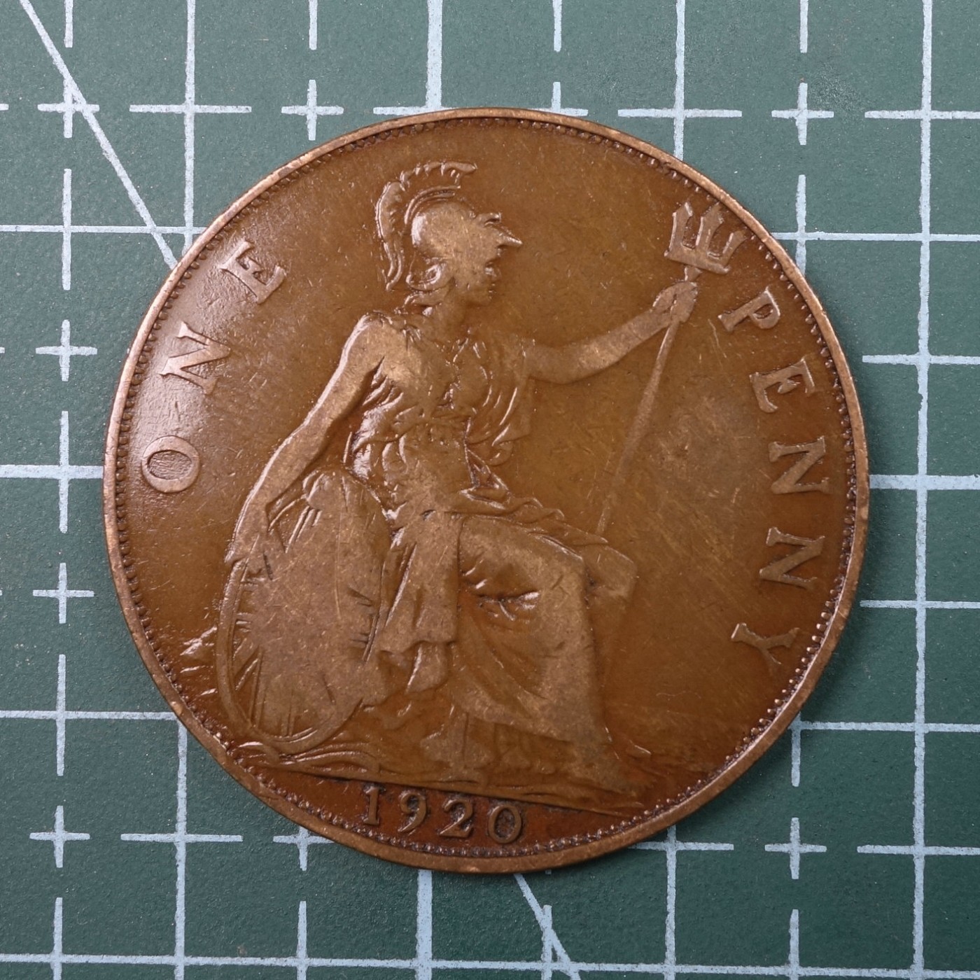 天业钱币散币、银币拍卖第22次专场 全场0元起拍0佣金，欢迎围观参拍 英国1920年1便士铜币