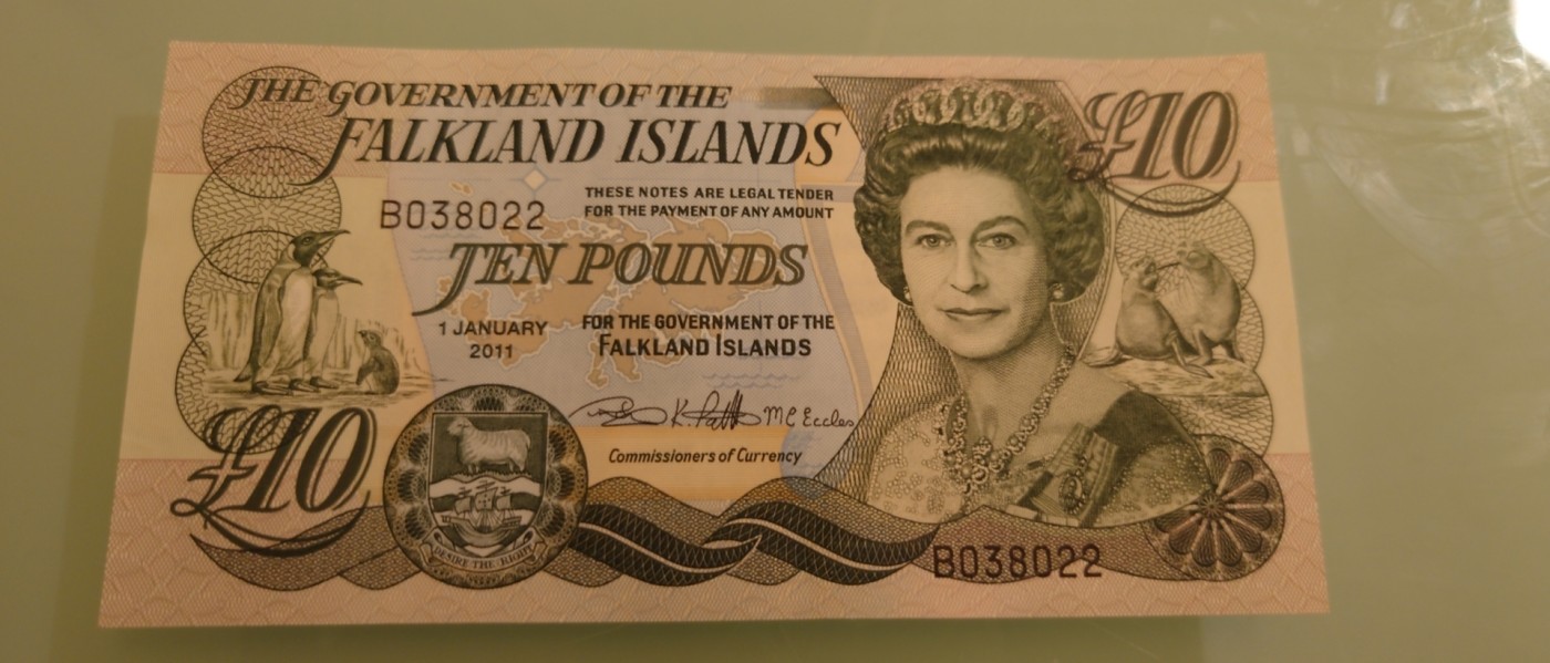 【世界钱币】精选微拍第89期暨2023年第三十六期 最新币展品种(群里卖剩挑剩的)专场 2011年福克兰群岛10元 全程无47尾号022 全新绝品