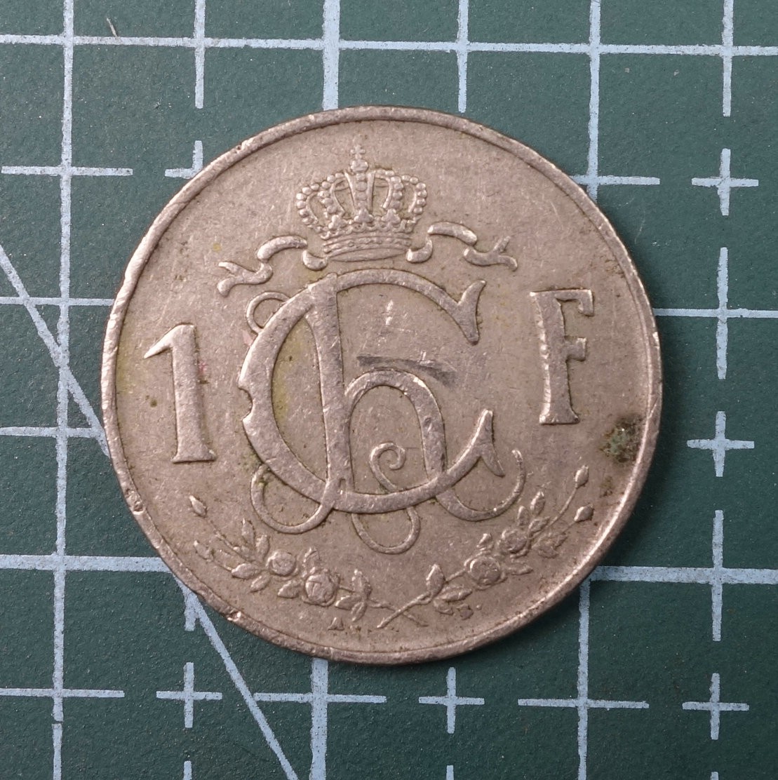 天业钱币散币、银币拍卖第22次专场 全场0元起拍0佣金，欢迎围观参拍 卢森堡1952年1法郎