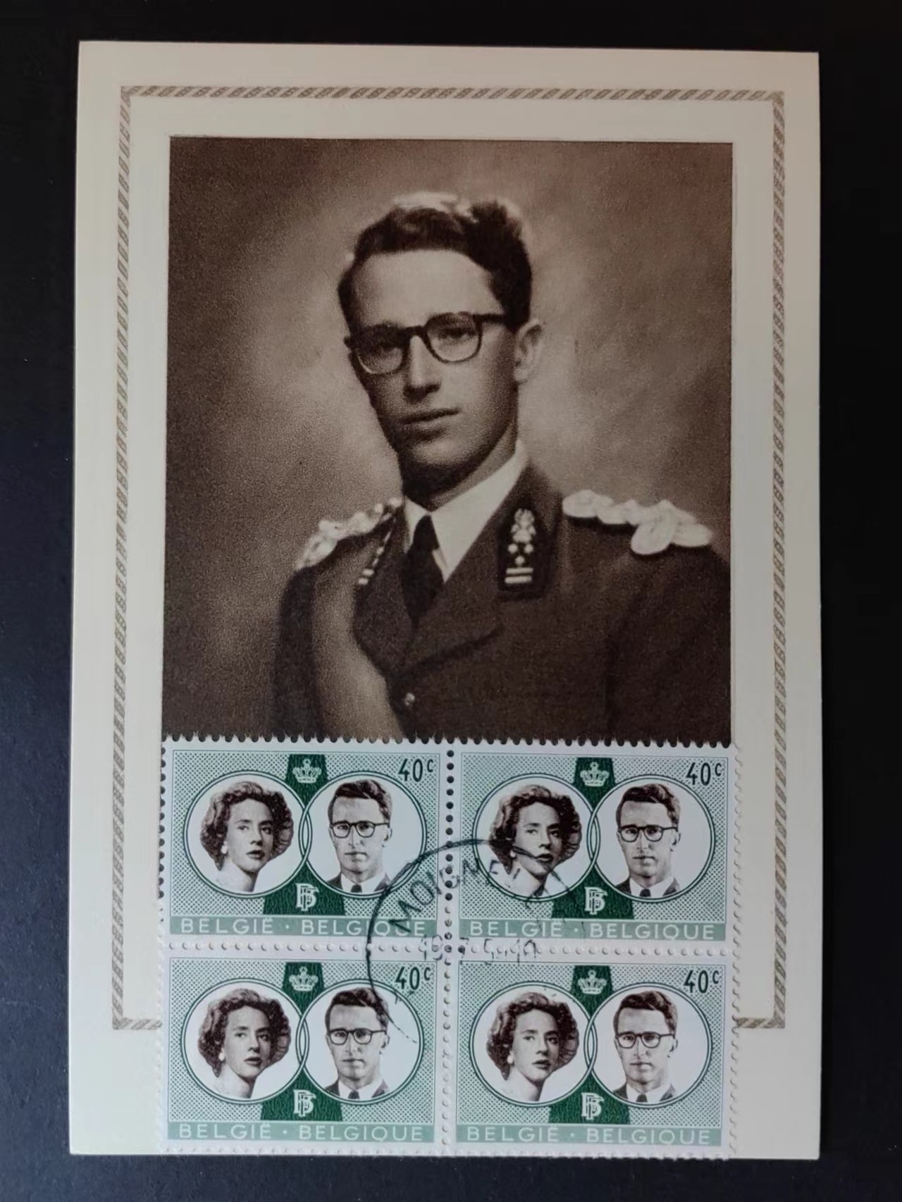 精选多國郵票品🔥💥（拍卖场）专场 第③⑧场 比利时1960年 博杜安国王 极限片