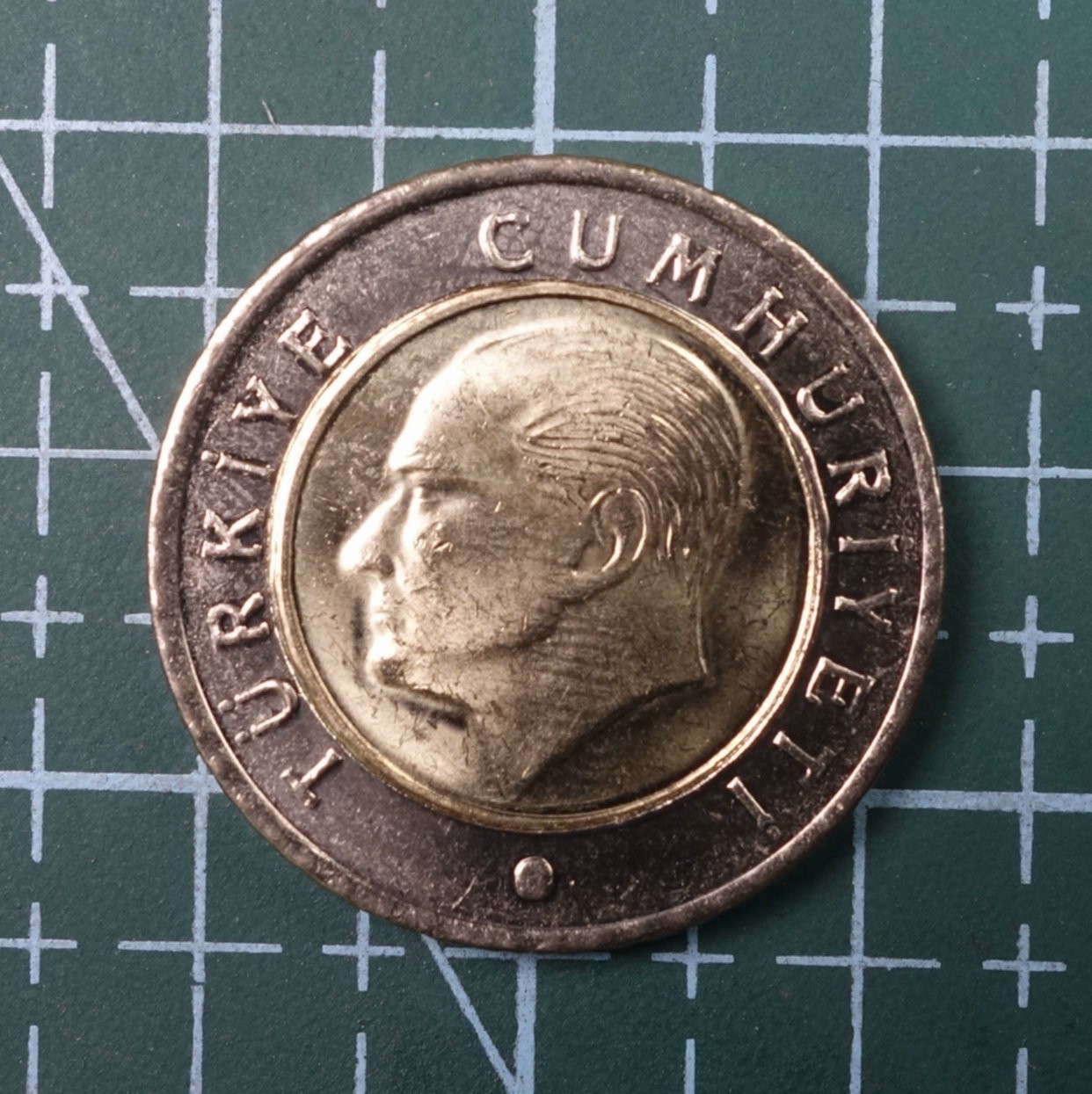 天业钱币散币、银币拍卖第22次专场 全场0元起拍0佣金，欢迎围观参拍 土耳其2009年50克鲁兹双色币