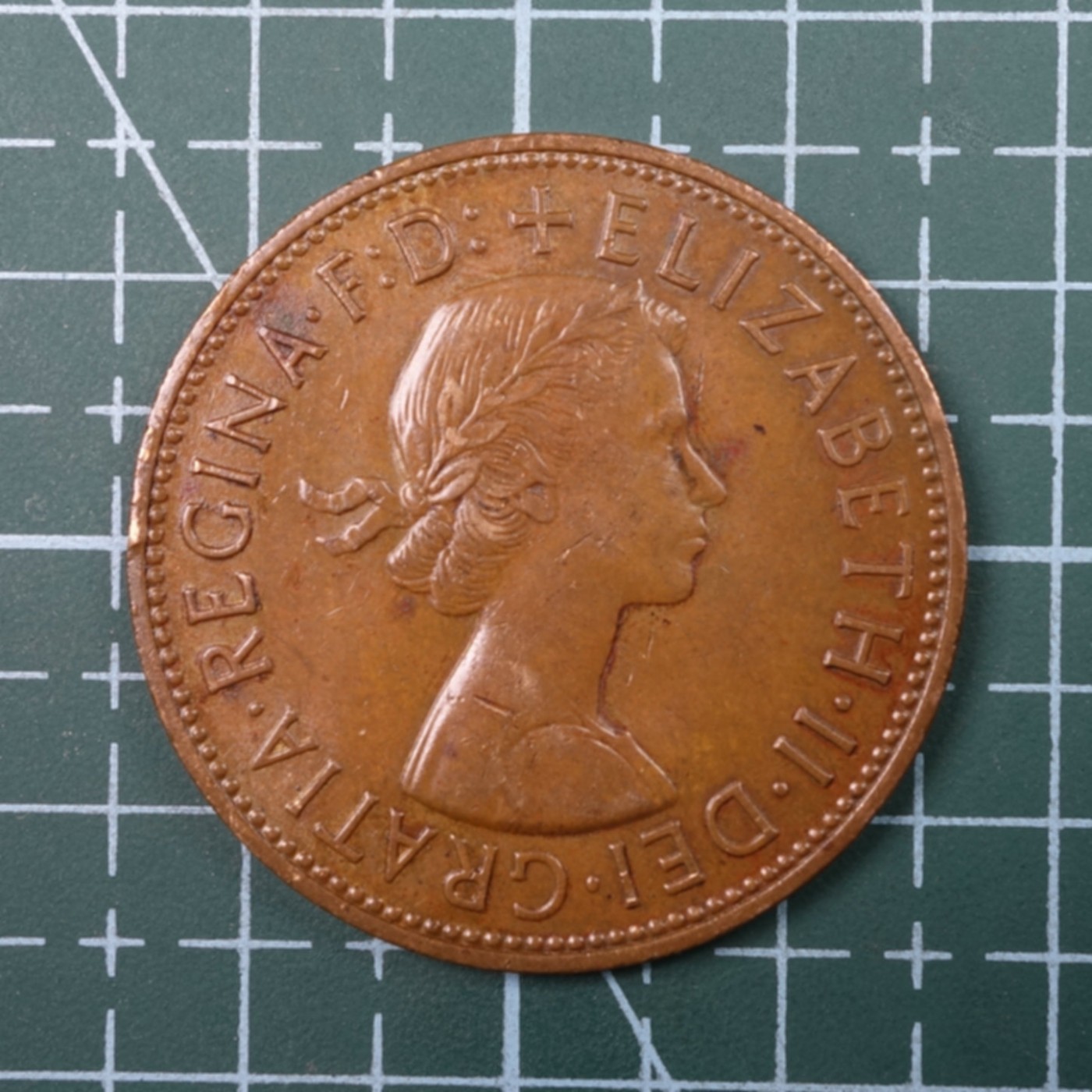 天业钱币散币、银币拍卖第22次专场 全场0元起拍0佣金，欢迎围观参拍 英国1967年1便士铜币