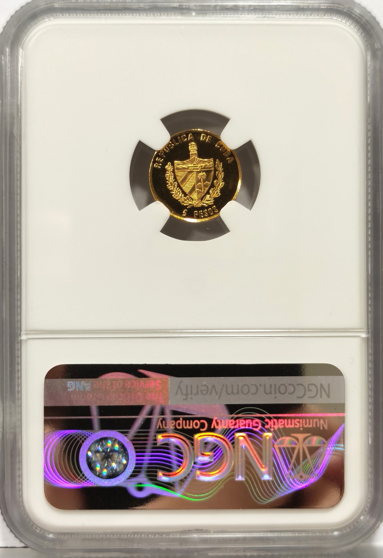 博洋堂世界钱币拍卖第056期（全场包邮） NGC PF69UC 镜面2005年古巴金币阿兹特克金字塔纪念币【重1g】